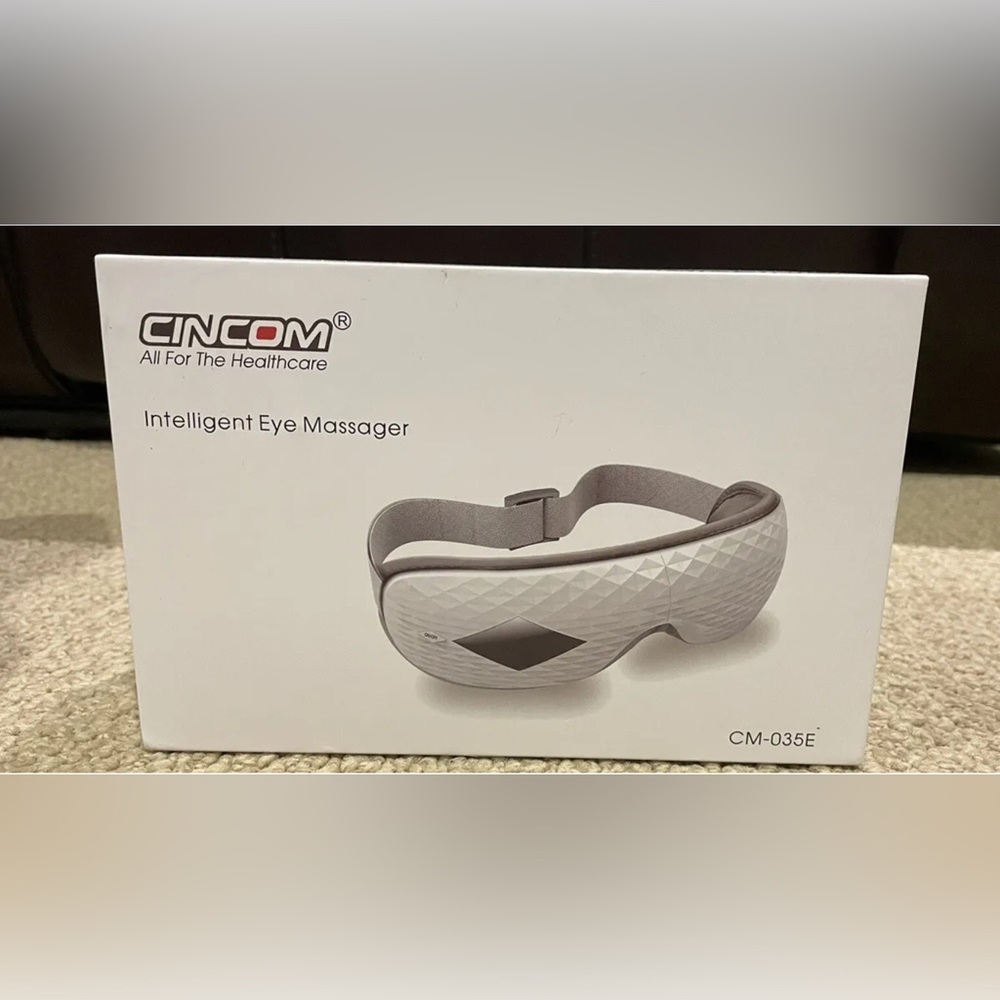 Eye Massager Cordless Electric Eye Mask with Shiatsu Massage and Heat